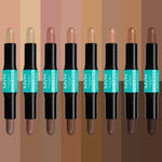 NYX Wonder Stick 2-in-1 Highlight & Contour 2x4g, Dual-Ended, Illuminate Eyes, Lips, Cheeks