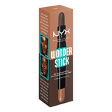 NYX Wonder Stick 2-in-1 Highlight & Contour 2x4g, Dual-Ended, Illuminate Eyes, Lips, Cheeks #color_WSR08 Deep Rich