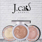 J. Cat You Glow Girl Baked Highlighter High Intense Shimmer, Long-Lasting