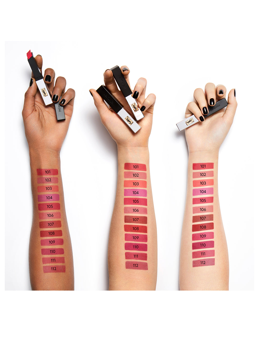 Yves Saint Laurent Rouge Pur Couture The Slim Matte Lipstick 2.2g, Luxurious Matte Finish, Longwear