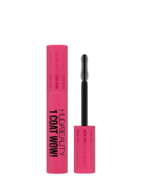 Huda Beauty 1 Coat Wow Very Vanta Mascara 10ml, Mega Curl, Immediate Length, Extra Volume