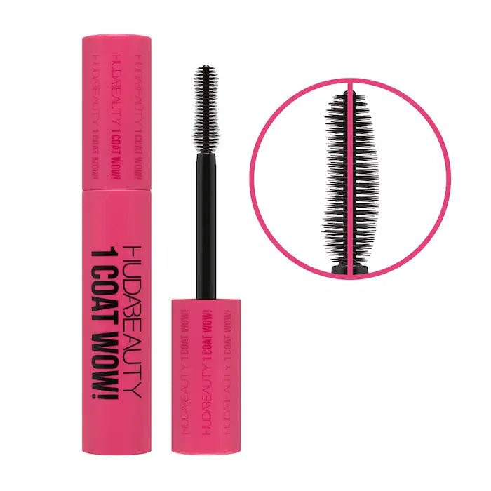 Huda Beauty 1 Coat Wow Very Vanta Mascara 10ml, Mega Curl, Immediate Length, Extra Volume