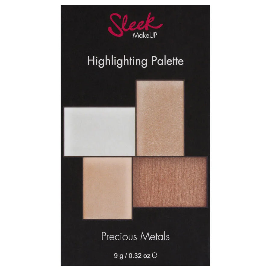 Sleek Highlighting Palette 9g Precious Metals | Ramfa Beauty #color_029