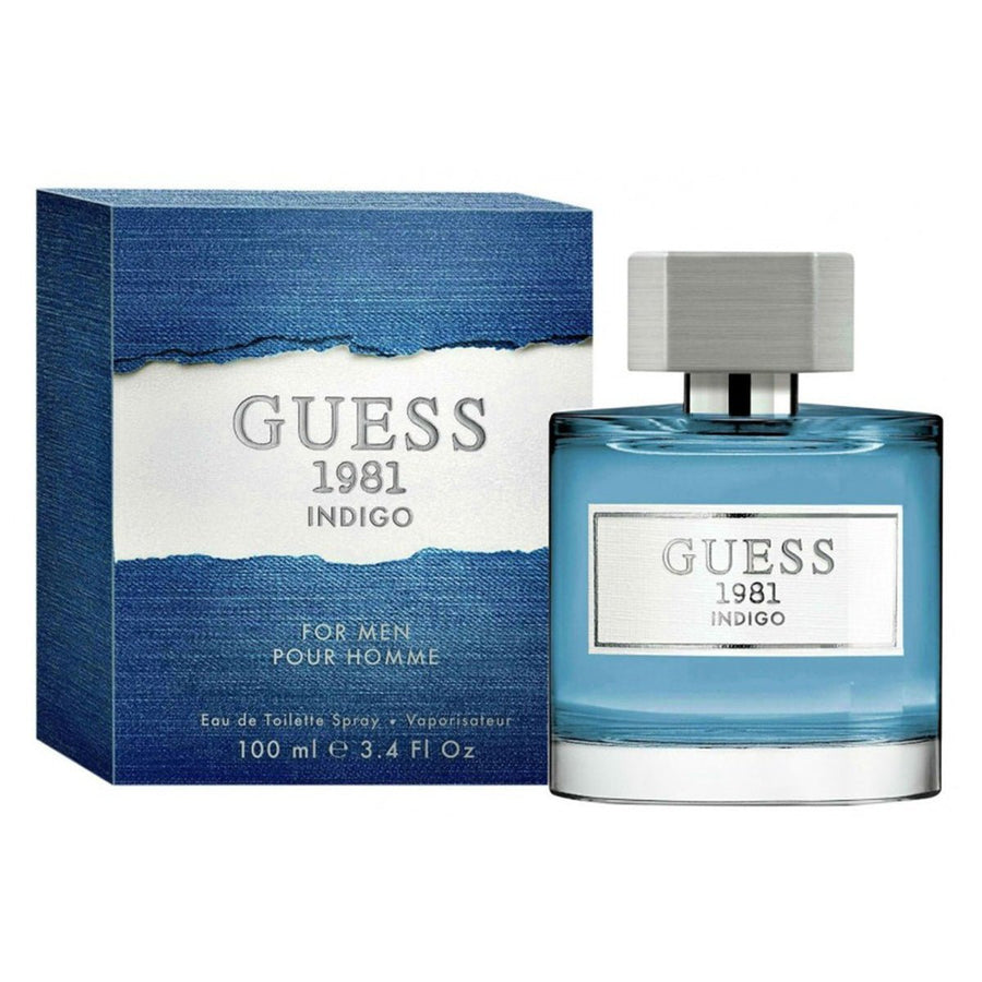 Guess 1981 Indigo Men Perfume 3.4oz 100ml EAU DE TOILETTE SPRAY  