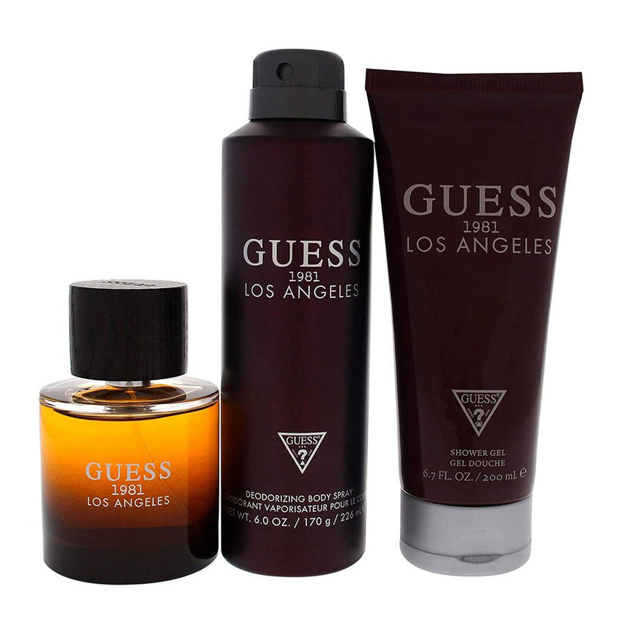 Guess 1981 Los Angeles Men Perfume Gift Set with Shower Gel