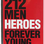 Carolina Herrera 212 Men Heroes Forever Young Men Perfume 3.0oz 90ML EAU DE TOILETTE SPRAY  