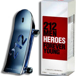Carolina Herrera 212 Men Heroes Forever Young Men Perfume 3.0oz 90ML EAU DE TOILETTE SPRAY  