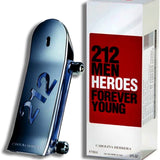 Carolina Herrera 212 Men Heroes Forever Young Men Perfume 3.0oz 90ML EAU DE TOILETTE SPRAY  