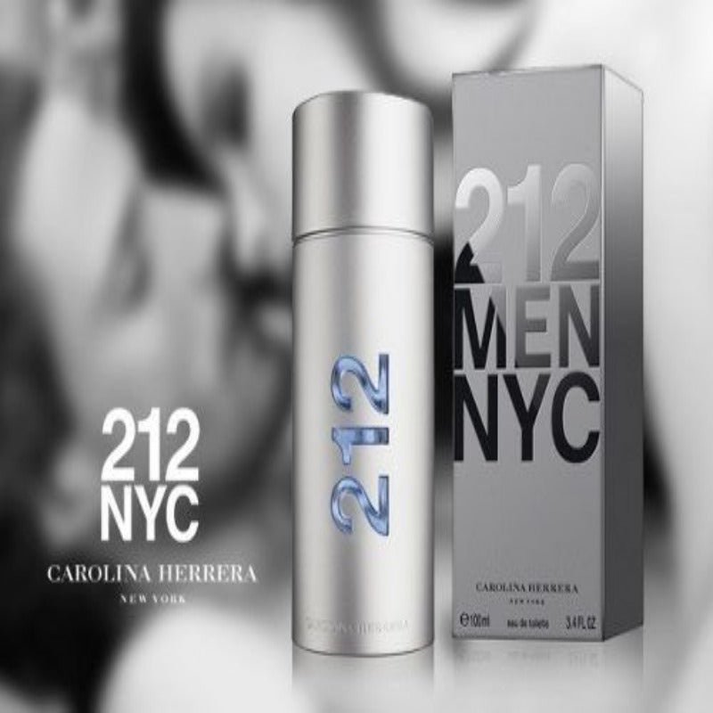 Carolina Herrera 212 Men NYC Men Perfume 6.0oz 200ml 3.4oz 100ml EAU DE TOILETTE SPRAY  