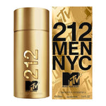 Carolina Herrera 212 Men NYC MTV Limted Edition EDT Men Perfume 3.4oz 100ml EAU DE TOILETTE SPRAY