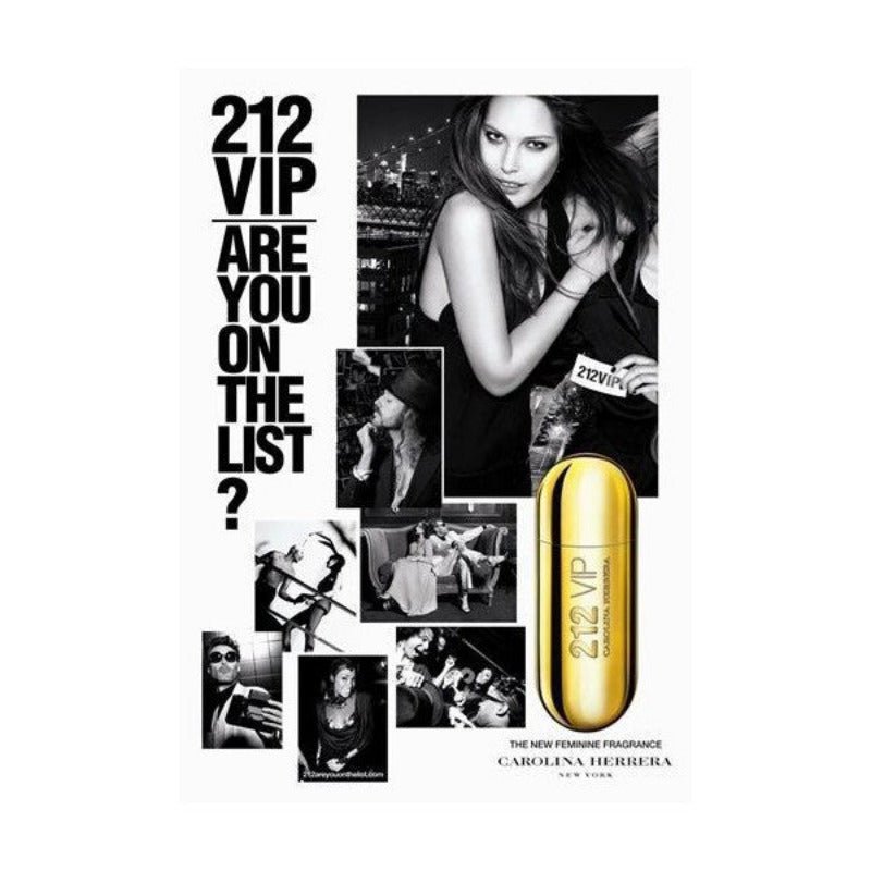 Carolina Herrera 212 VIP Women Perfume 2.7oz 80ml EAU DE PARFUM SPRAY  