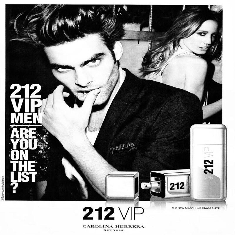 Carolina Herrera 212 VIP Men Perfume 3.4oz 100ml EAU DE PARFUM SPRAY  