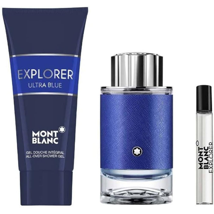 Explorer Ultra Blue EDP (M) 3Pcs Gift Set