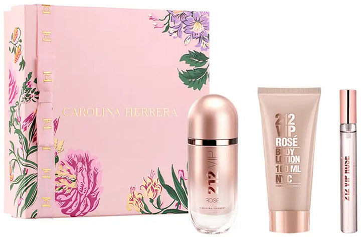 212 VIP Rose EDP (L) 3Pcs Gift set