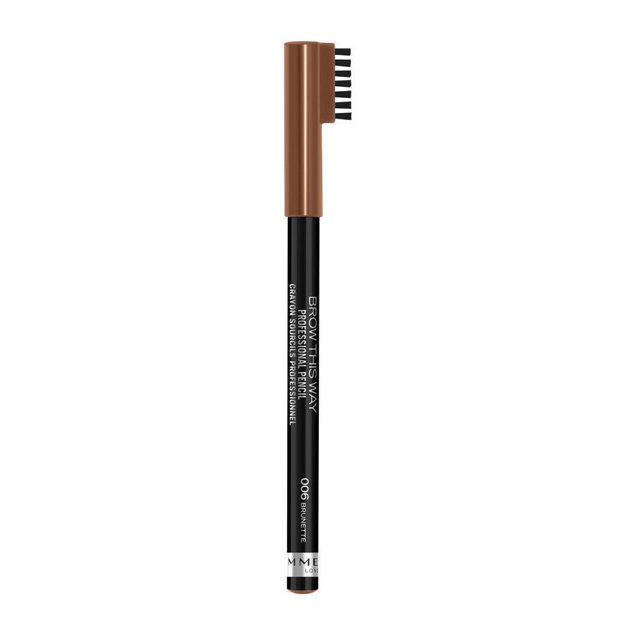 Rimmel Brow This Way Professional Pencil 1.4g | Ramfa Beauty #color_006 Brunette