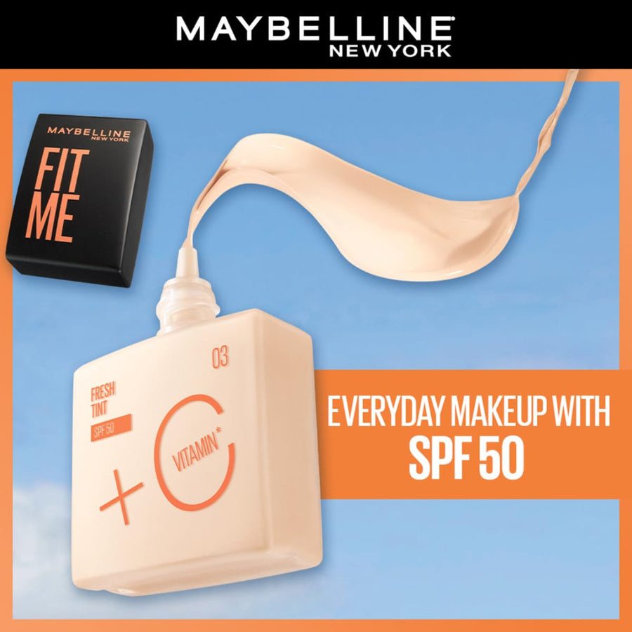 Maybelline Fit Me New York Fresh Tint SPF 50 +Vitamin C 30ml | Ramfa Beauty