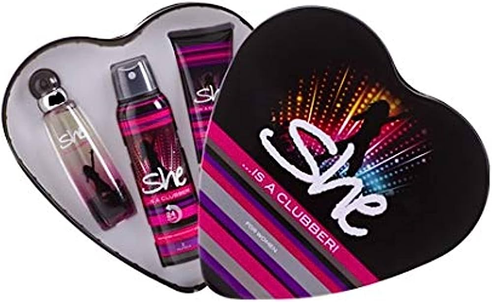 She Is A Clubber Gift Set 3PC EDT (L)