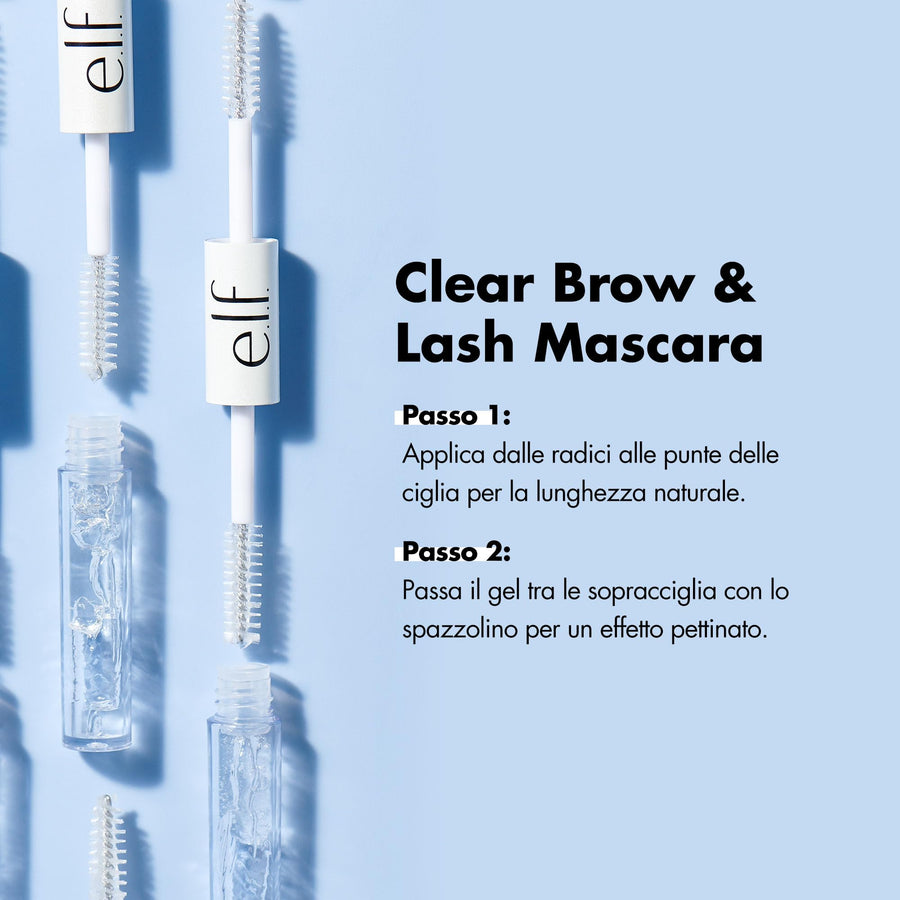 E.L.F Clear Brow & Lash Mascara 2.5ml | Ramfa Beauty#color_Transparent