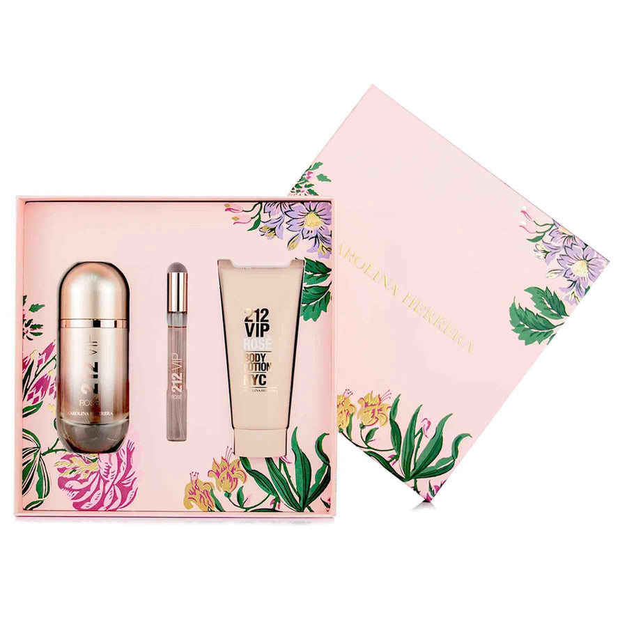 212 VIP Rose EDP (L) 3Pcs Gift set