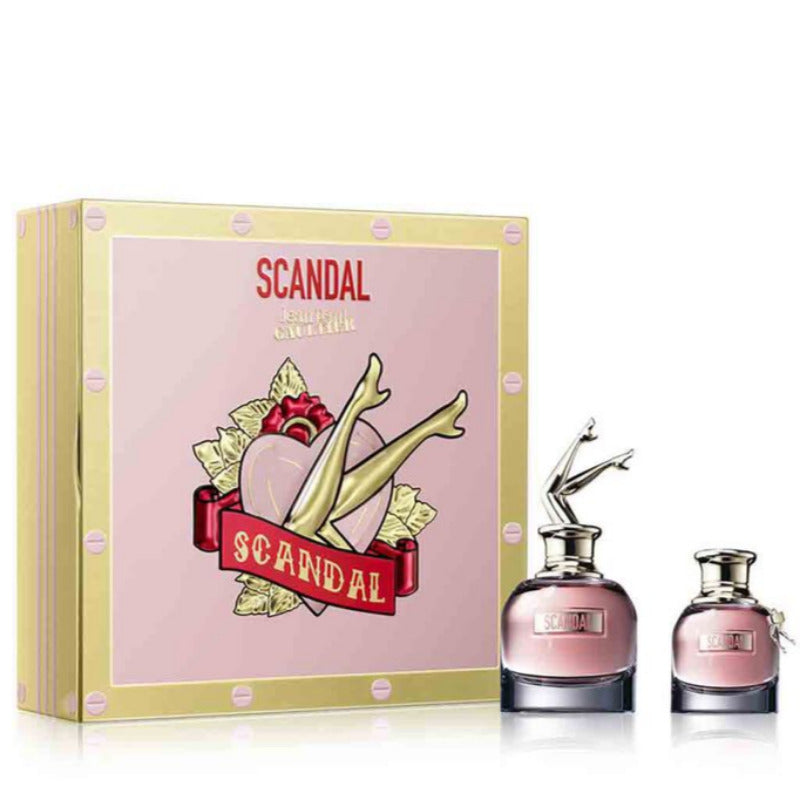 Jean Paul Gaultier Scandal 2PC Gift Set EDP (L) 80ml + Hair mist 30ml | Ramfa Beauty  