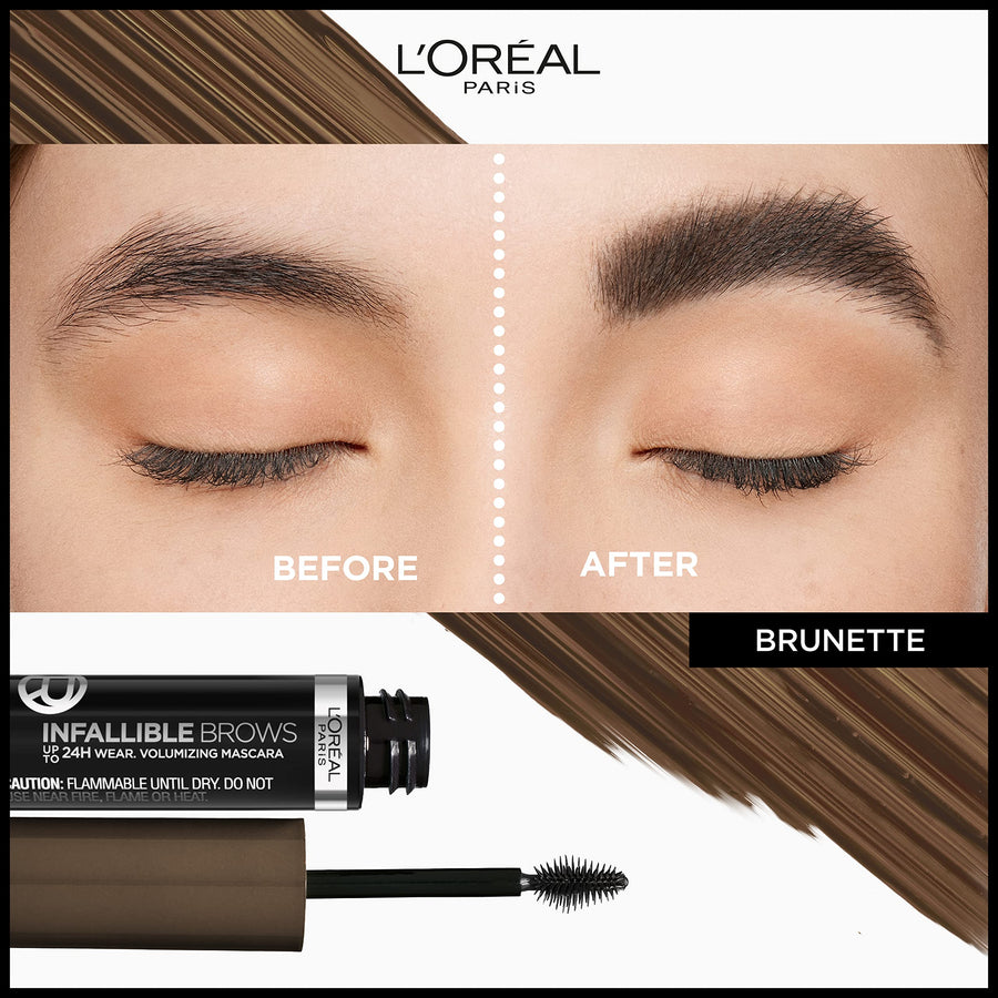 L'Oreal Infallible Volumizing Eye Brow mascara 4.4ml | Ramfa Beauty #color_3 Brunette