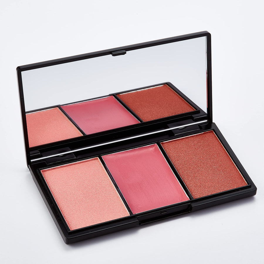 Sleek Blush By 3 Palette 17g | Ramfa Beauty #color_Pink Lemonade