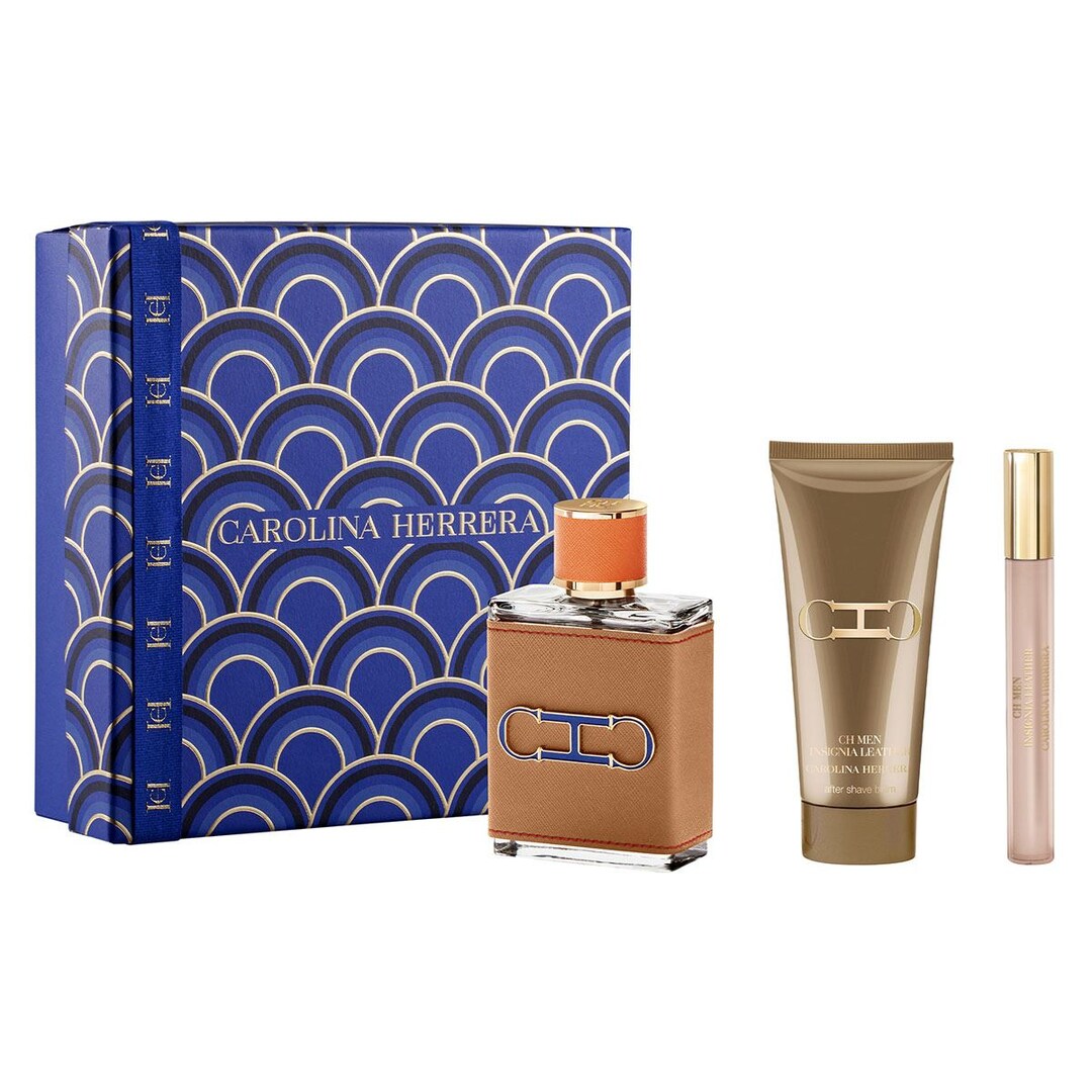 Carolina Herrera Men Insignia Leather EDP Gift Set 100ml