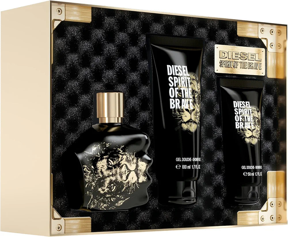 Diesel Spirit Of The Brave EDT Men Perfume Gift Set 125ml