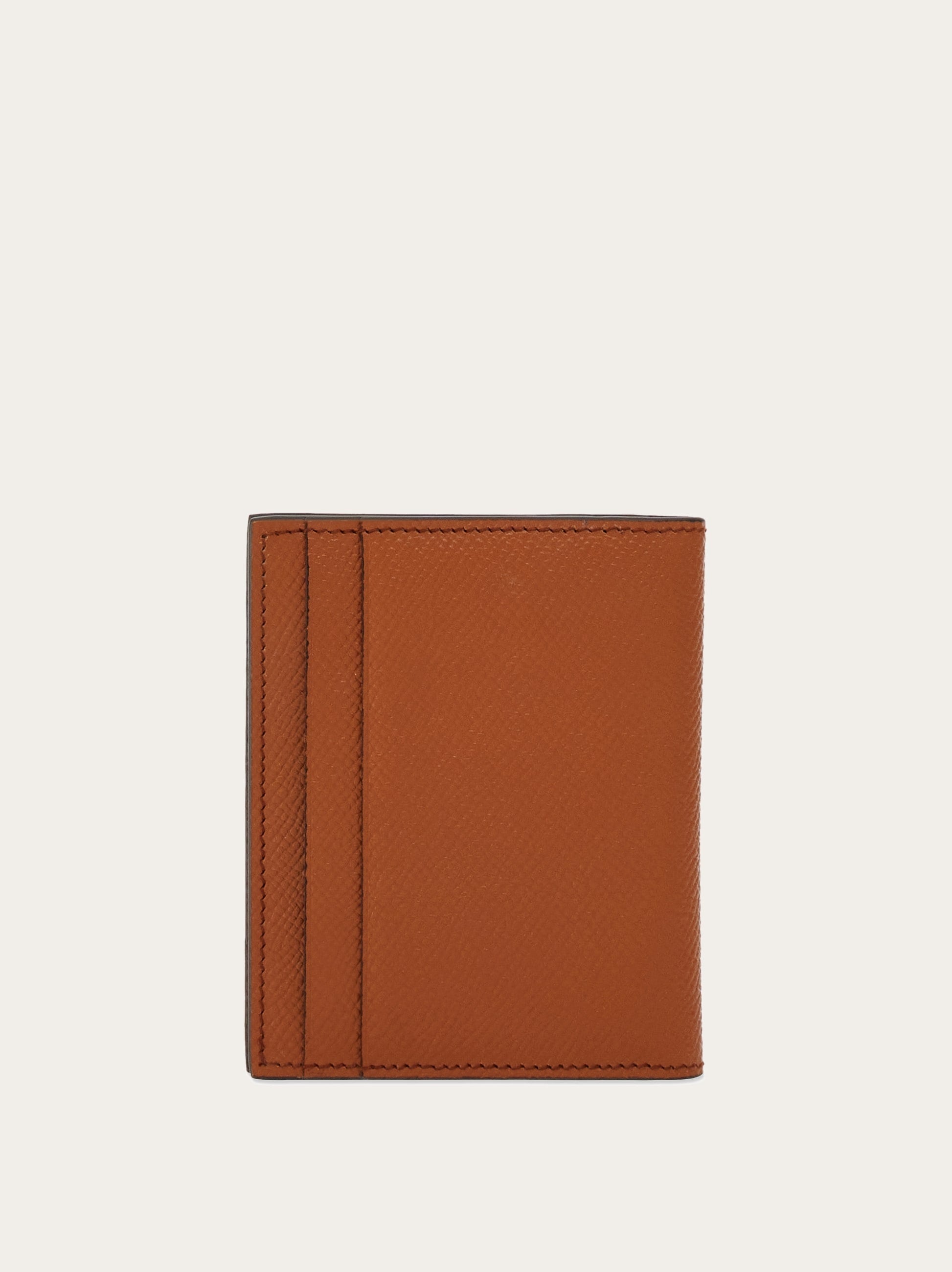 Ferragamo Gancini Credit Card Holder 661452 775662 Brown