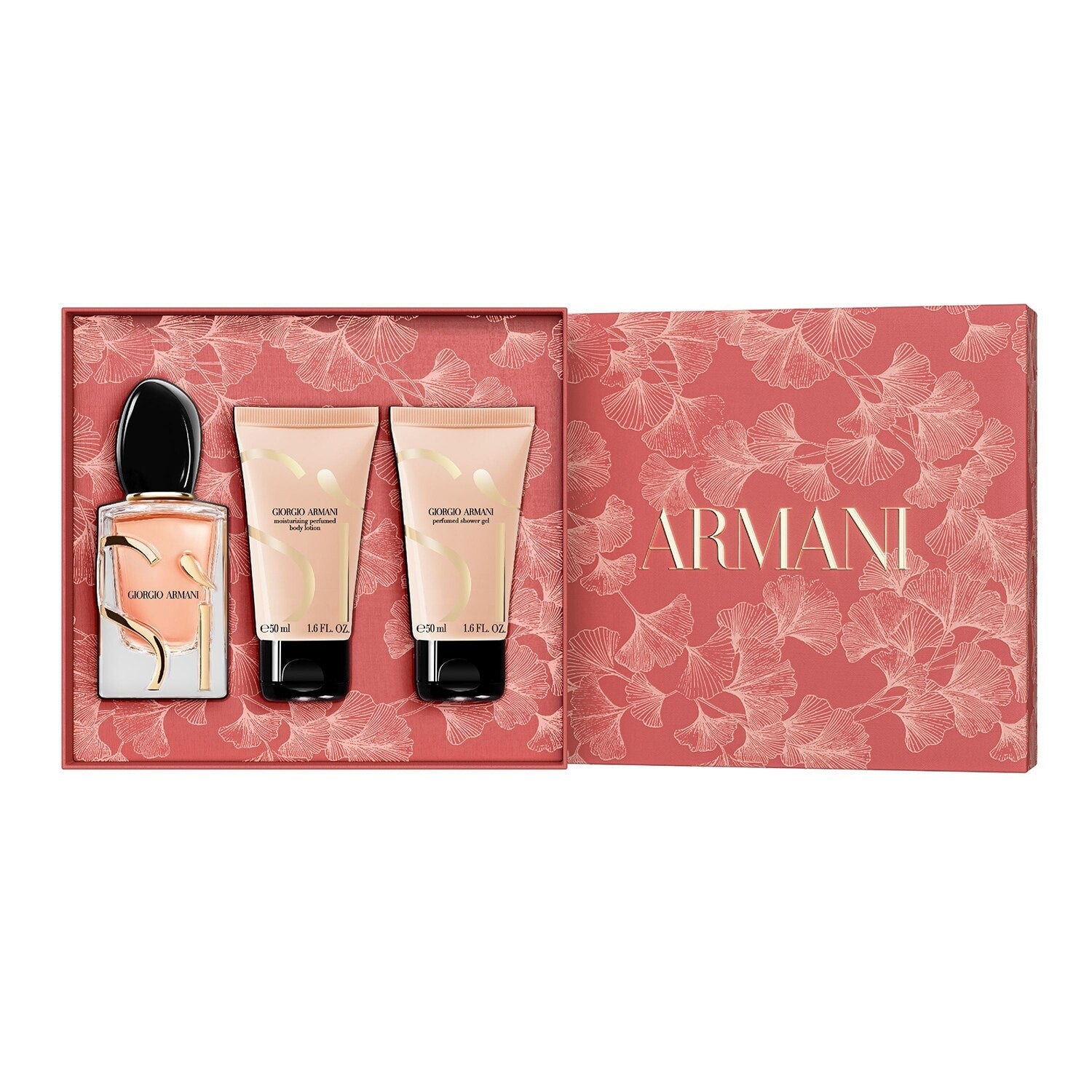 Gift Set Armani Si Fiori Body Lotion Si Intense Perfume Women Gift