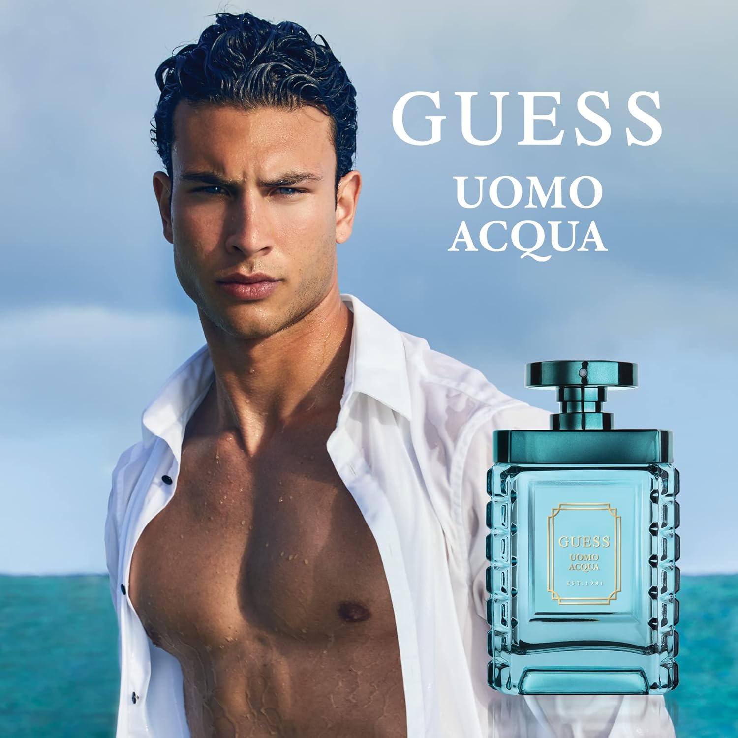 Guess Uomo Acqua Eau de Toilette for Men 100ml