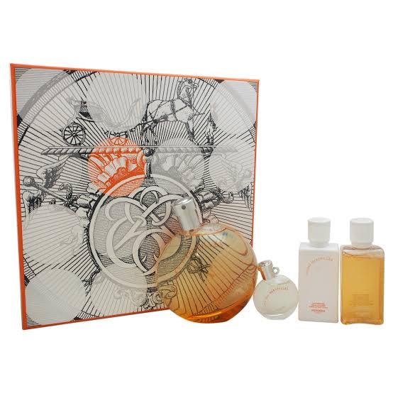 Hermes Eau des Merveilles Eau de Parfum 4-Piece Gift Set 100ml
