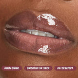 Huda Beauty Faux Filler Shiny Non-Sticky Lip Gloss 3.9ml #color_She Fire