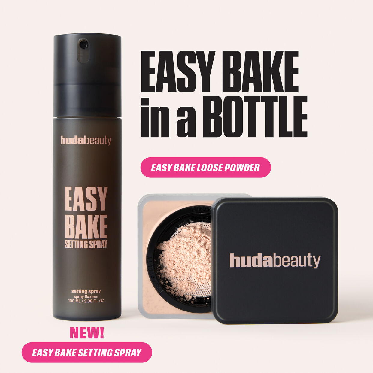 Huda Beauty Easy Bake Setting Spray with 16 Hour Wear 100ml