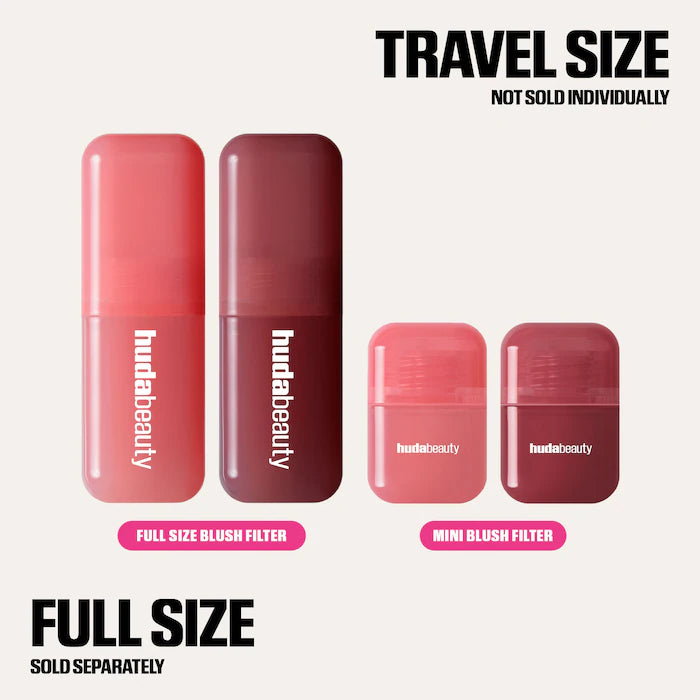 Huda Beauty Mini Baby Blush Duo Set #color_Strawberry Cream and Black Cherry