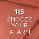 $swatch&115 Snooze your Alarm 