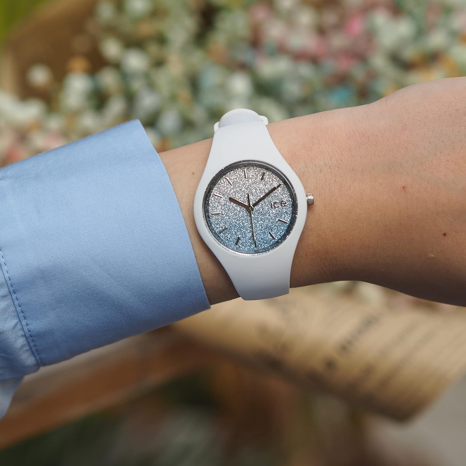 Ice-Watch Lo White Blue Medium