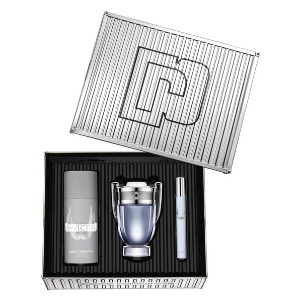 Invictus Men 100ml Perfume Gift Set by Paco Rabanne