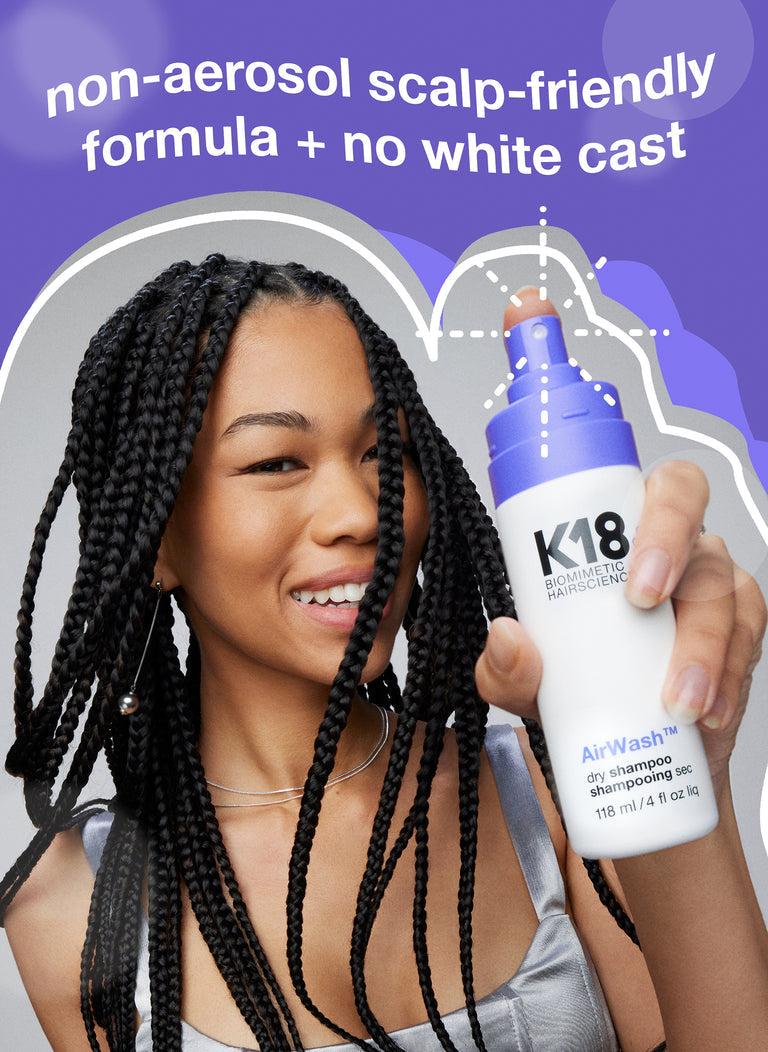 K18 Airwash Dry Shampoo AirWash Biomimetic Hairscience
