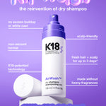 K18 Airwash Dry Shampoo AirWash Biomimetic Hairscience 118ml