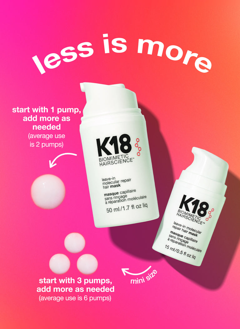 K18 Hair Mask Biomimetic Hairscience Leave-In Molecular Repair