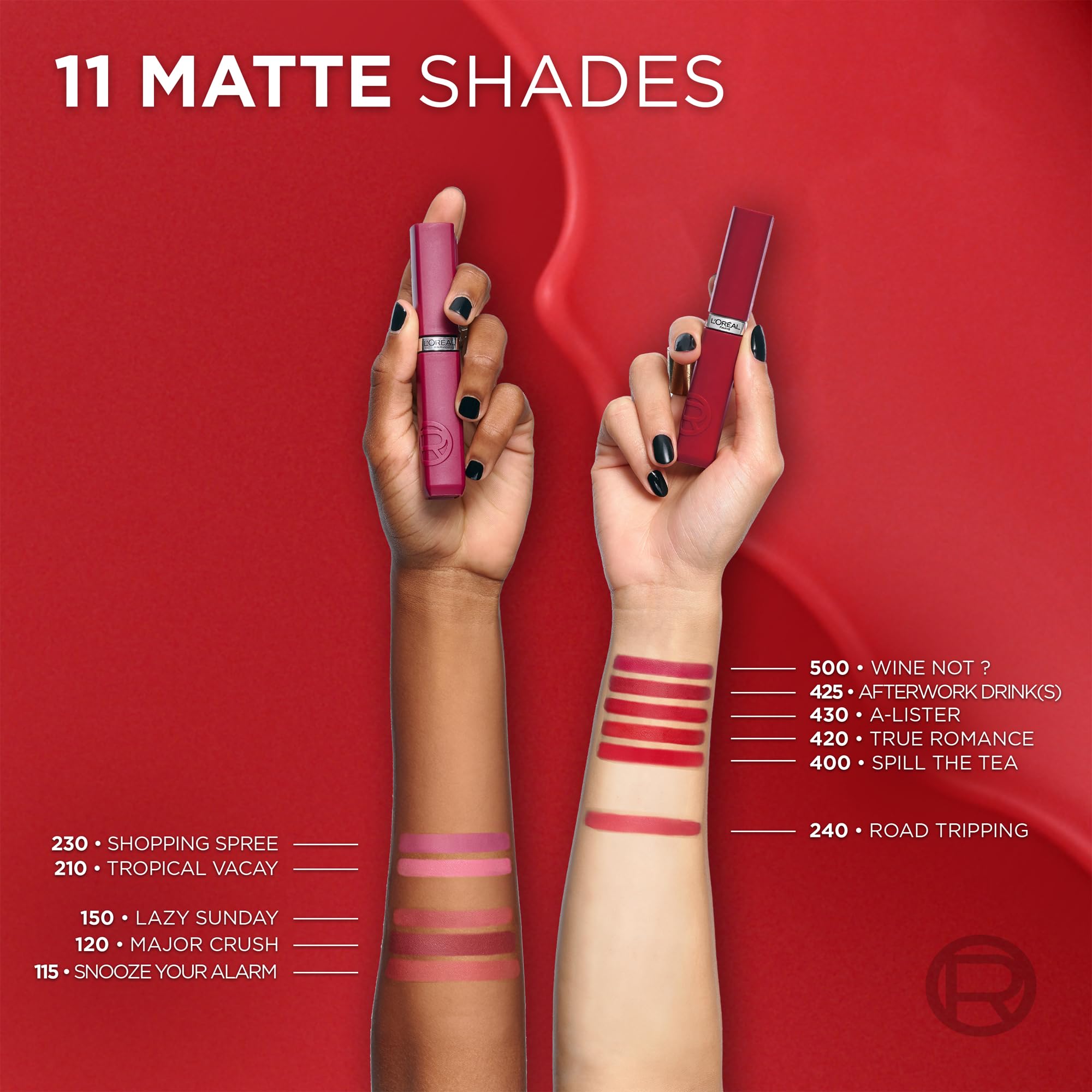 L'Oreal Infallible Matte Resistance Liquid Lipstick 5ml Ultra-Lightweight, Creamy Formula, Matte Finish