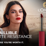 L'Oreal Infallible Matte Resistance Liquid Lipstick 5ml Ultra-Lightweight, Creamy Formula, Matte Finish