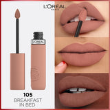 L'Oreal Infallible Matte Resistance Liquid Lipstick 5ml Ultra-Lightweight, Creamy Formula, Matte Finish #color_105 BreakFast in Bed
