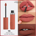 L'Oreal Infallible Matte Resistance Liquid Lipstick 5ml Ultra-Lightweight, Creamy Formula, Matte Finish #color_115 Snooze Your Alarm