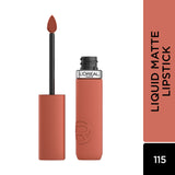 L'Oreal Infallible Matte Resistance Liquid Lipstick 5ml Ultra-Lightweight, Creamy Formula, Matte Finish #color_115 Snooze Your Alarm