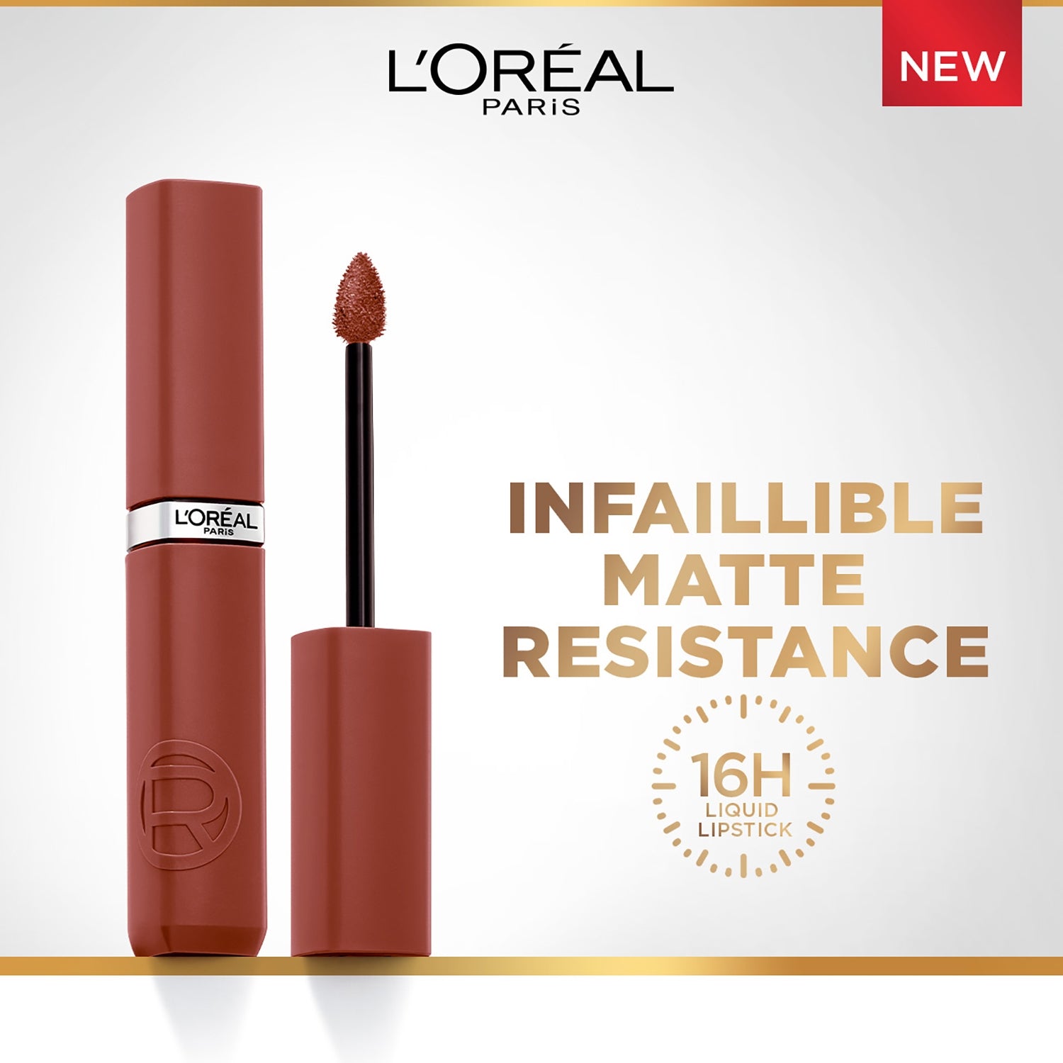 L'Oreal Infallible Matte Resistance Liquid Lipstick 5ml Ultra-Lightweight, Creamy Formula, Matte Finish #color_150 Lazy Sunday