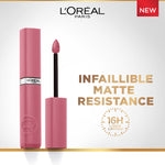L'Oreal Infallible Matte Resistance Liquid Lipstick 5ml Ultra-Lightweight, Creamy Formula, Matte Finish #color_240 Road Tripping