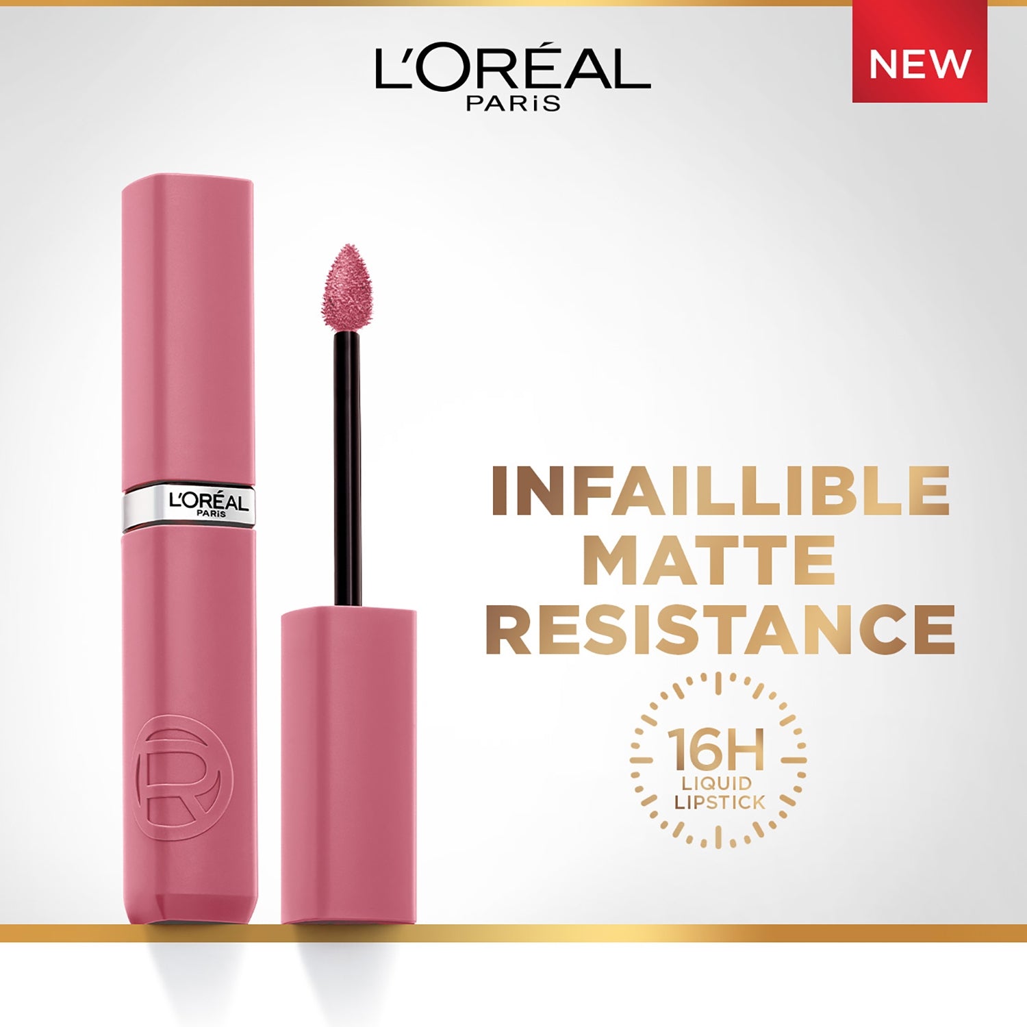 L'Oreal Infallible Matte Resistance Liquid Lipstick 5ml Ultra-Lightweight, Creamy Formula, Matte Finish #color_240 Road Tripping