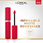 L'Oreal Infallible Matte Resistance Liquid Lipstick 5ml Ultra-Lightweight, Creamy Formula, Matte Finish #color_245 French Kiss